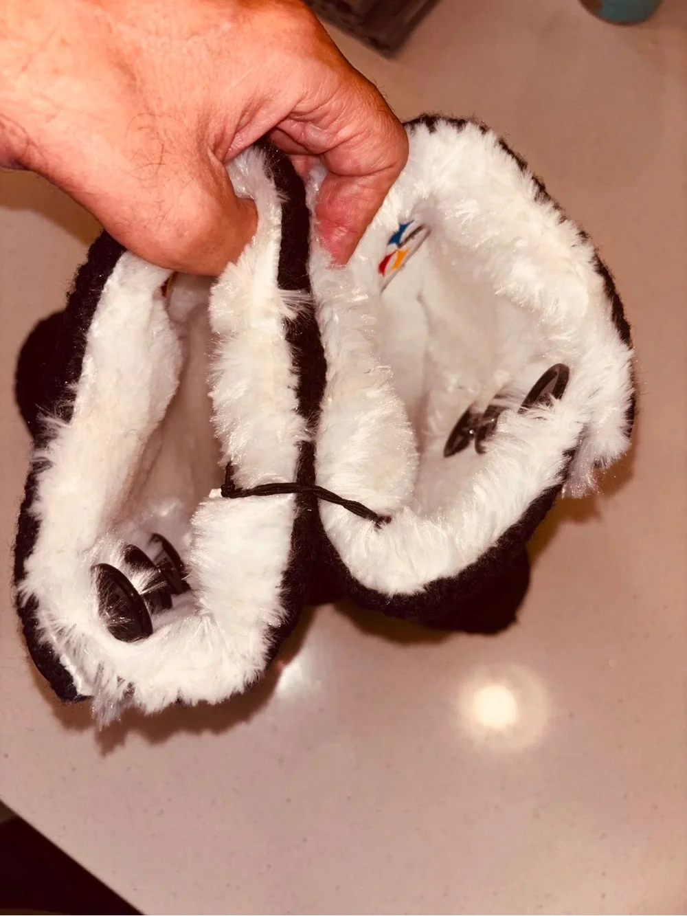 NWT Pittsburgh Steelers FOCO Knit Button Boot Slippers Small NFL Fan Gear #A131